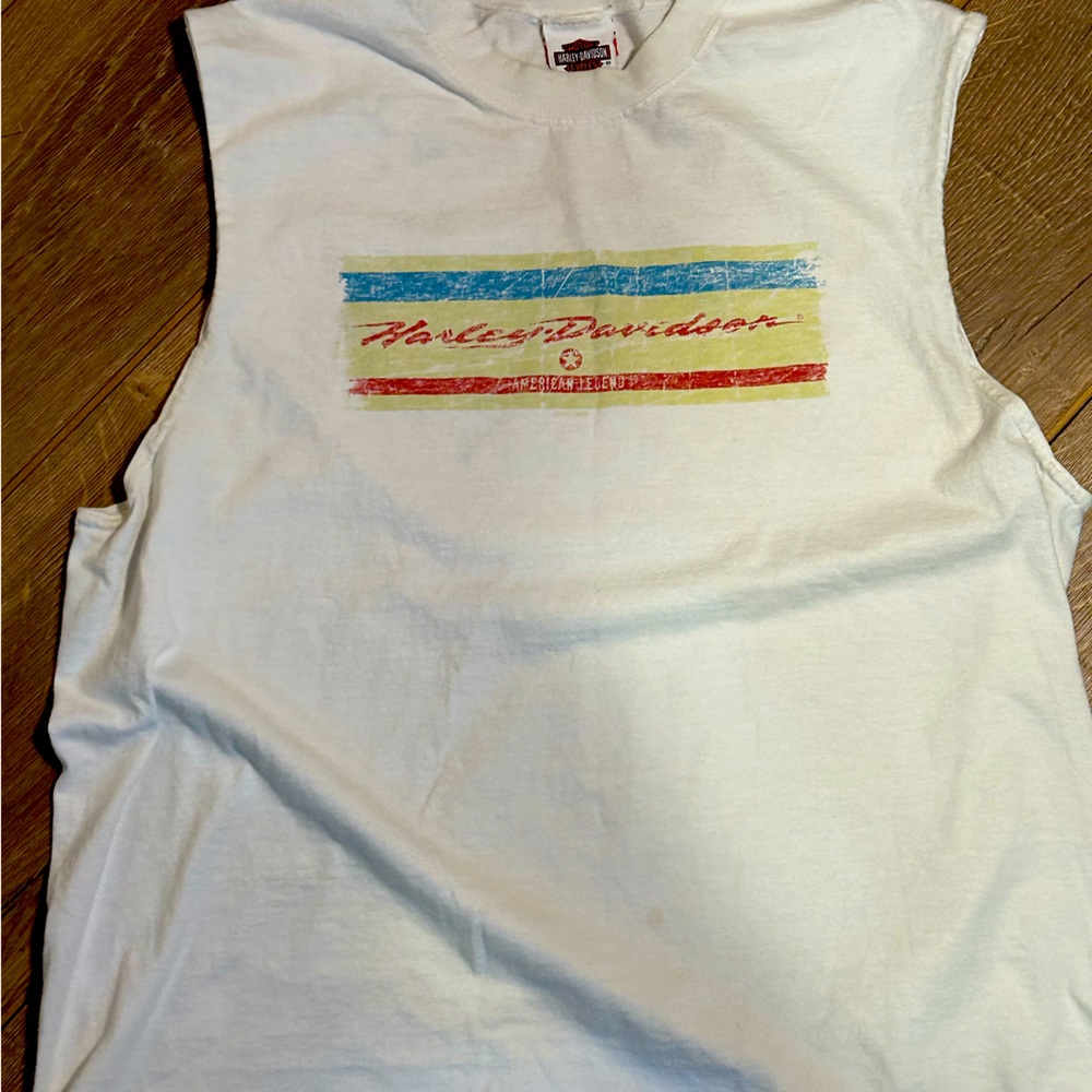 Vintage Harley Davidson tank top tee